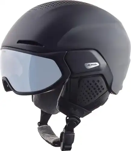 Alpina Skihelm Alto Q-LITE mit Visier für Erwachsene