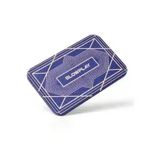 Pokerchips Slowplay Rechteckige Poker-Chip-Plaketten Blau, 10 Stück