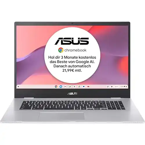 ASUS Chromebook CX17 Entry Laptop mit 17,3 Zoll HD+ Display