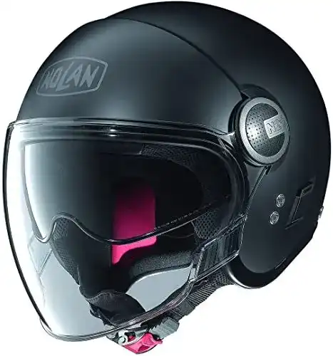 Nolan Grex Damen Classic Motorradhelm Schwarz M (57/58)