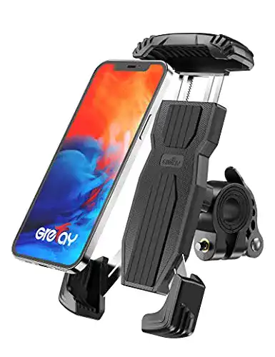 Fahrrad Handyhalterung Grefay aus Edelstahl für Smartphones 4.7-6.8 Zoll