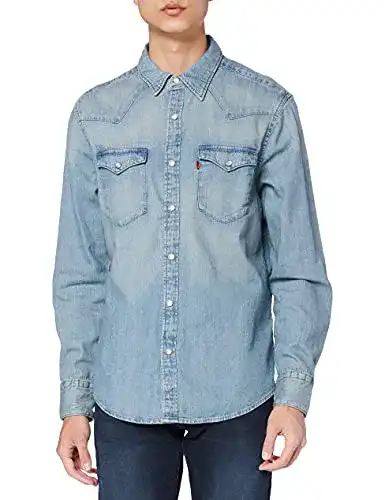 Levi’s Barstow Western Hemd für Herren in Red Cast