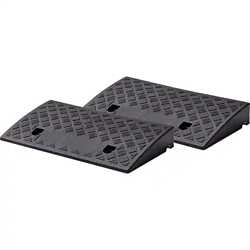 Rollstuhlrampe Cartrend Bordsteinrampen 2er-Set, tragbar für Fahrzeuge