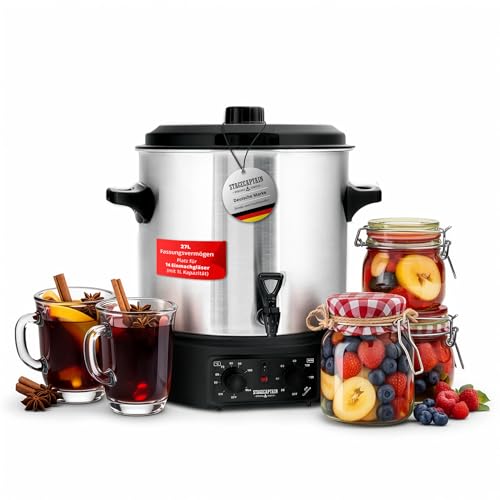 Einkochautomat Stagecaptain GWK-27A für Glühwein und Heißgetränke, 27 Liter