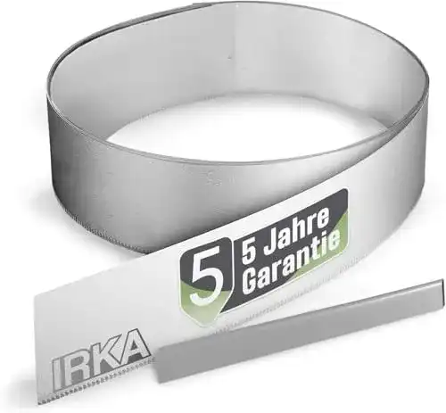Rasenkante aus verzinktem Metall Irka 10m x 15cm Flexible Beetbegrenzung