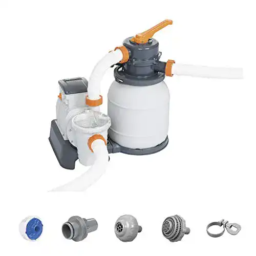 Sandfilteranlage Bestway Flowclear mit Zeitschaltuhr 5678 l/h grau