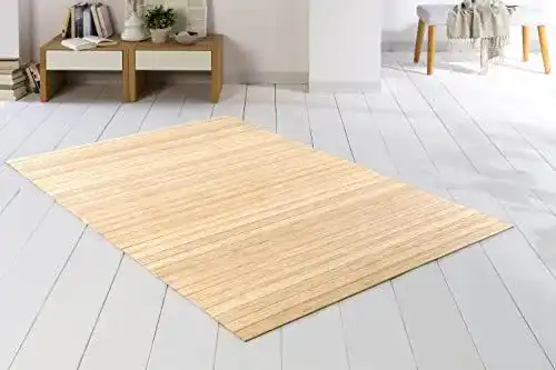 Bambusteppich DE-COmmerce Solid Pure 40×60 cm extra breit