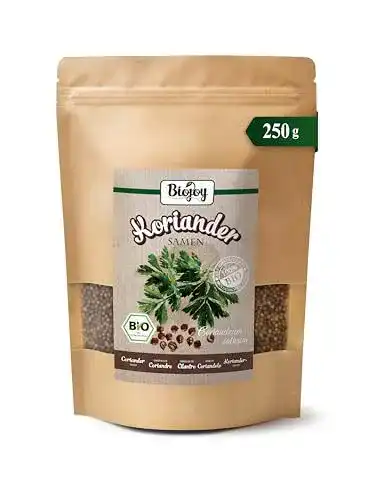Koriandersamen Biojoy Bio ganz 250 g ohne Zusätze