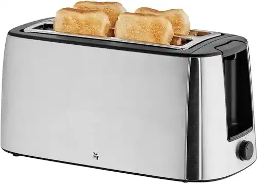 4-Scheiben-Toaster WMF Bueno Pro mit Brötchenaufsatz und Aufknusper-Funktion
