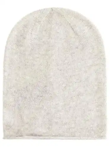 Beanie Zwillingsherz Slouch-Mütze aus 100% Kaschmir