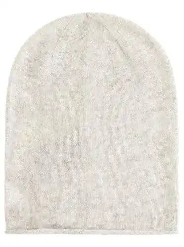 Beanie Zwillingsherz Slouch-Mütze aus 100% Kaschmir
