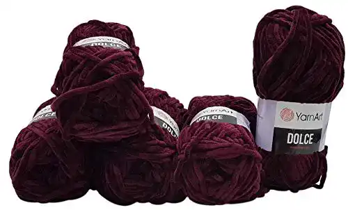 YarnArt Dolce Babywolle 5 x 100 Gramm Strickwolle, 500 Gramm