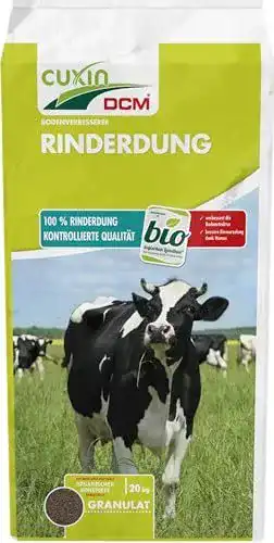 Rinderdung Cuxin DCM – getrockneter Bio-Dünger für Gartenbau