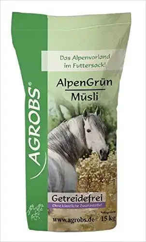 Pferdemüsli Agrobs Alpengrün, 1 x 15000 g