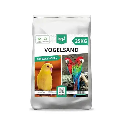 Vogelsand für Käfige 25kg Quarzsand für Vögel