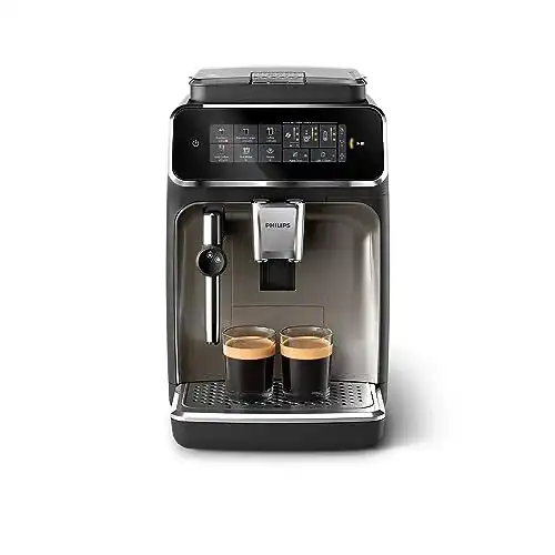 Philips Kaffeevollautomat 3300 Series mit Touch-Display und Milchaufschäumer