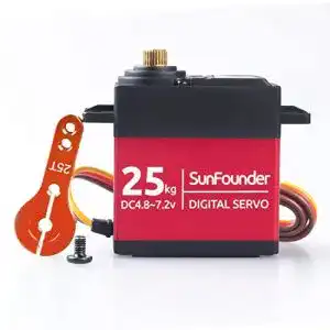 Servomotor Sunfounder 25KG mit Metallgetriebe und 180° Steuerwinkel