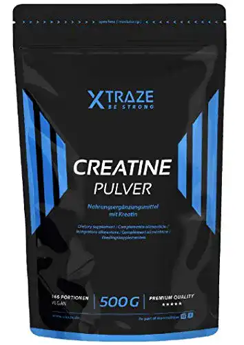 Creatin Monohydrat Pulver 500 g von xtraze