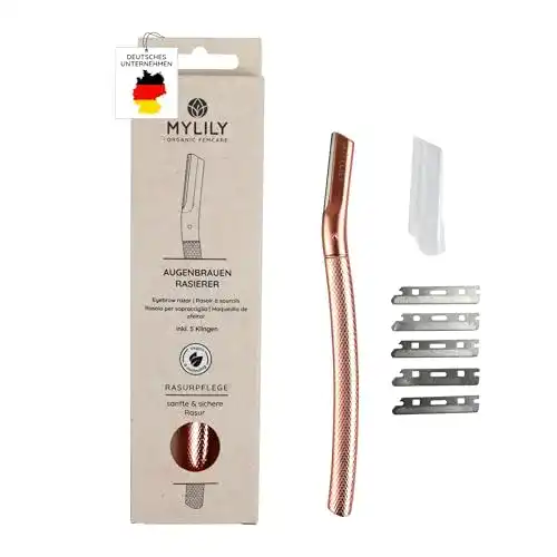 Augenbrauenrasierer MYLILY in Roségold für Frauen
