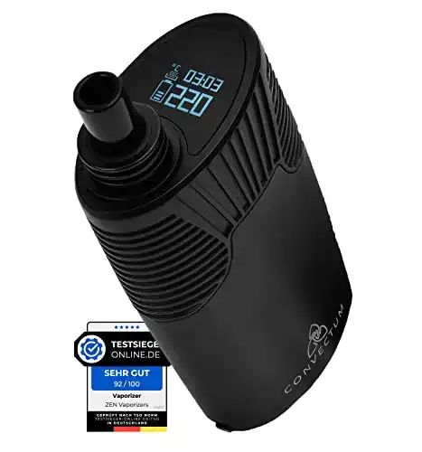 Kräuter-Verdampfer Hizen Vaporizers Convectum mit USB-C und 2 Mundstücken