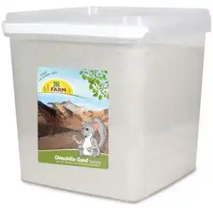 Chinchilla-Sand von Jr Farm, 4 kg Eimer für Sandbäder