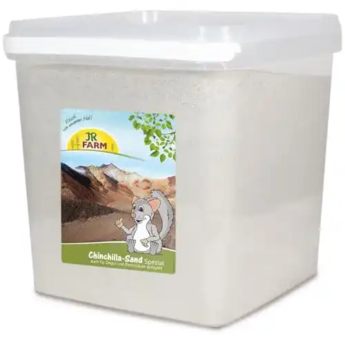 Chinchilla-Sand von Jr Farm, 4 kg Eimer für Sandbäder