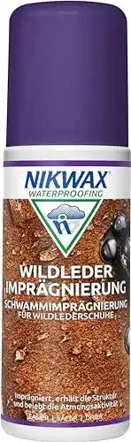 Nikwax Wildlederspray zur Imprägnierung mit Schwammapplikator