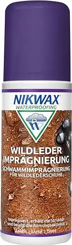 Nikwax Wildlederspray zur Imprägnierung mit Schwammapplikator