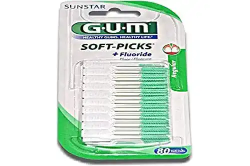 Interdentalbürsten GUM SunStar Soft-Picks, 80 Stück, regulär