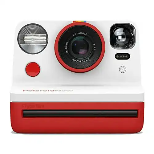Polaroid Now i-Type Sofortbildkamera in Rot ohne Filme