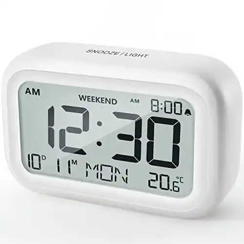 Digitaler Wecker DOOMAY mit LCD-Display und Snooze-Funktion