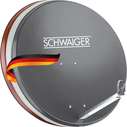 Schwaiger Satellitenschüssel 75 cm für stabilen Empfang