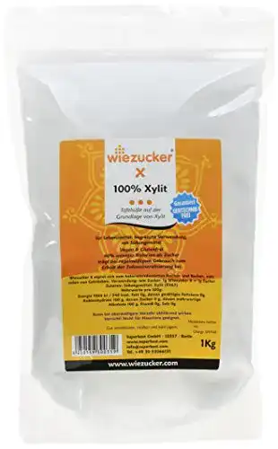 Birkenzucker Xylit Pulver 1kg als gesunde Zuckeralternative