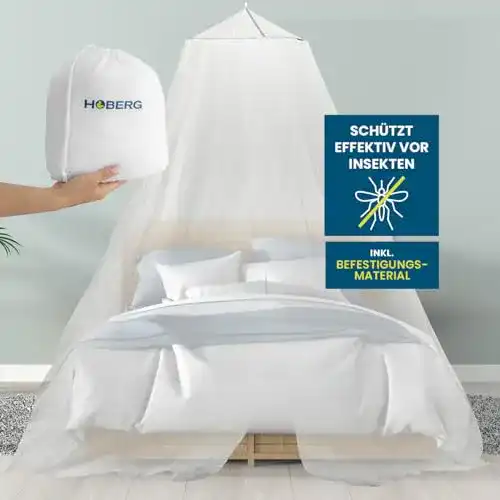 Moskitonetz Reise von Hoberg – XXL Mückennetz für Bett