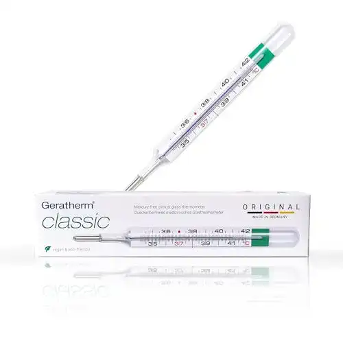 Fieberthermometer analog Geratherm Classic ohne Quecksilber und Batterien