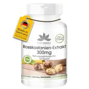 Rosskastanienextrakt Kapseln 300mg – 120 vegane Kapseln