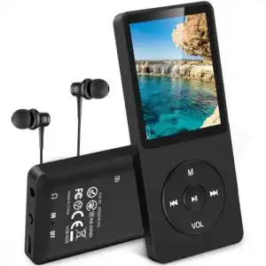 Agptek MP3-Player 16 GB mit 1,8 Zoll Bildschirm und FM Radio