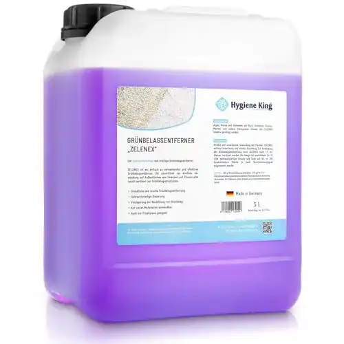 Grünbelagentferner Hygiene King für Stein- und Fassadenreinigung