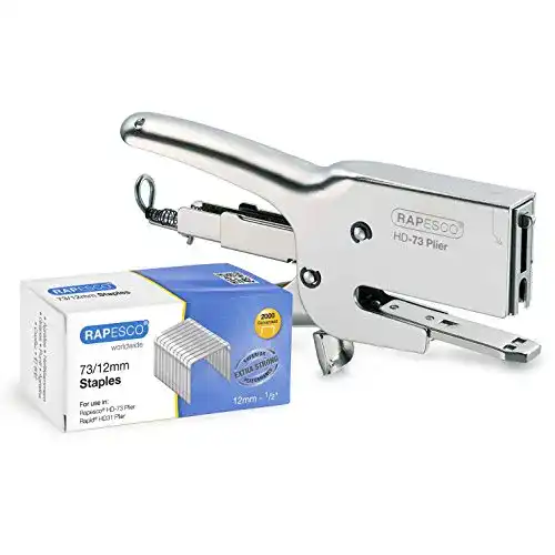 Heftzange Rapesco 1306 mit 2000 Heftklammern Typ 73/12 mm