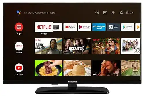 Telefunken Android TV 32 Zoll Fernseher mit Full HD und Smart-Funktionen