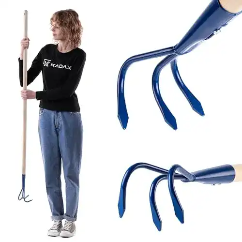 Gartenkralle Kadax Handkultivator aus Metall für effektive Bodenbearbeitung
