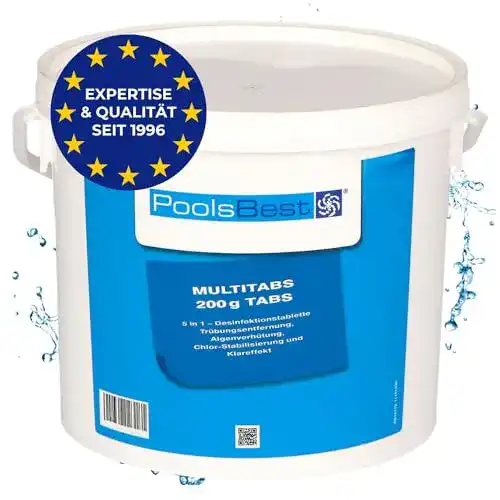 Chlortabletten für Pools – PoolsBest 5kg Chlor Multitabs 5 in 1
