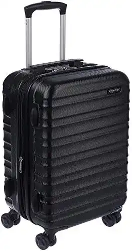 Trolley mit Rollen von Amazon Basics, Hartschalen, 48,5 cm