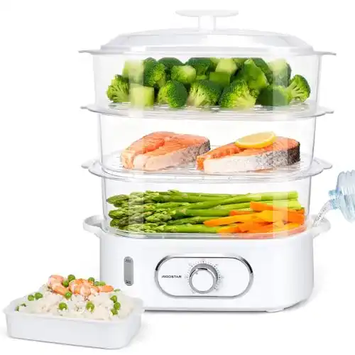 Dampfgarer Aigostar Fitfoodie 30CFO mit Timer und 3 Etagen