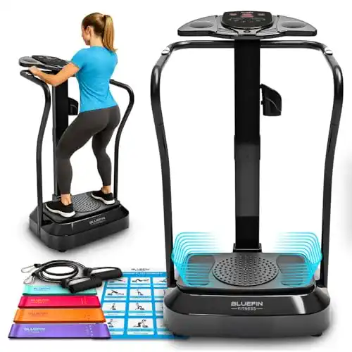 Vibrationsplatte Bluefin Fitness Pro Modell mit verbessertem Design