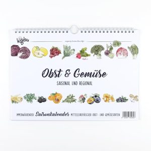Saisonkalender für Obst und Gemüse Immerwährender Wandkalender