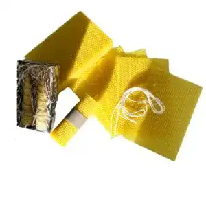 Bienenwachsplatten für Kerzen aus reinem Bienenwachs – DIY Set