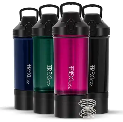 Eiweiß-Shaker 720°DGREE Fitness Shaker „uberShaker“ 550ml