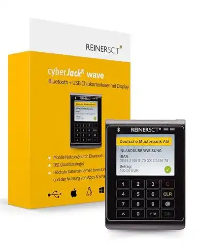 Chipkartenleser Reiner SCT CyberJack Wave Bluetooth und USB