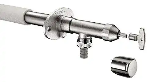Frostsichere Außenarmatur von Schell für Geräteanschlüsse